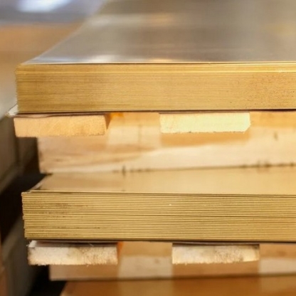 Лист латунный г/к Л63 10 мм ГОСТ 2208-2007 в&nbsp;Екатеринбурге