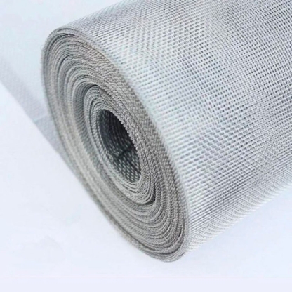 Сетка алюминиевая просечно-вытяжная оцинкованная с мелкой ячейкой в рулонах 1,4х10х10 мм в&nbsp;Екатеринбурге